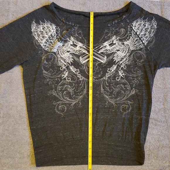 Long Sleeve Top with Pistol Print - Picture 10 of 13